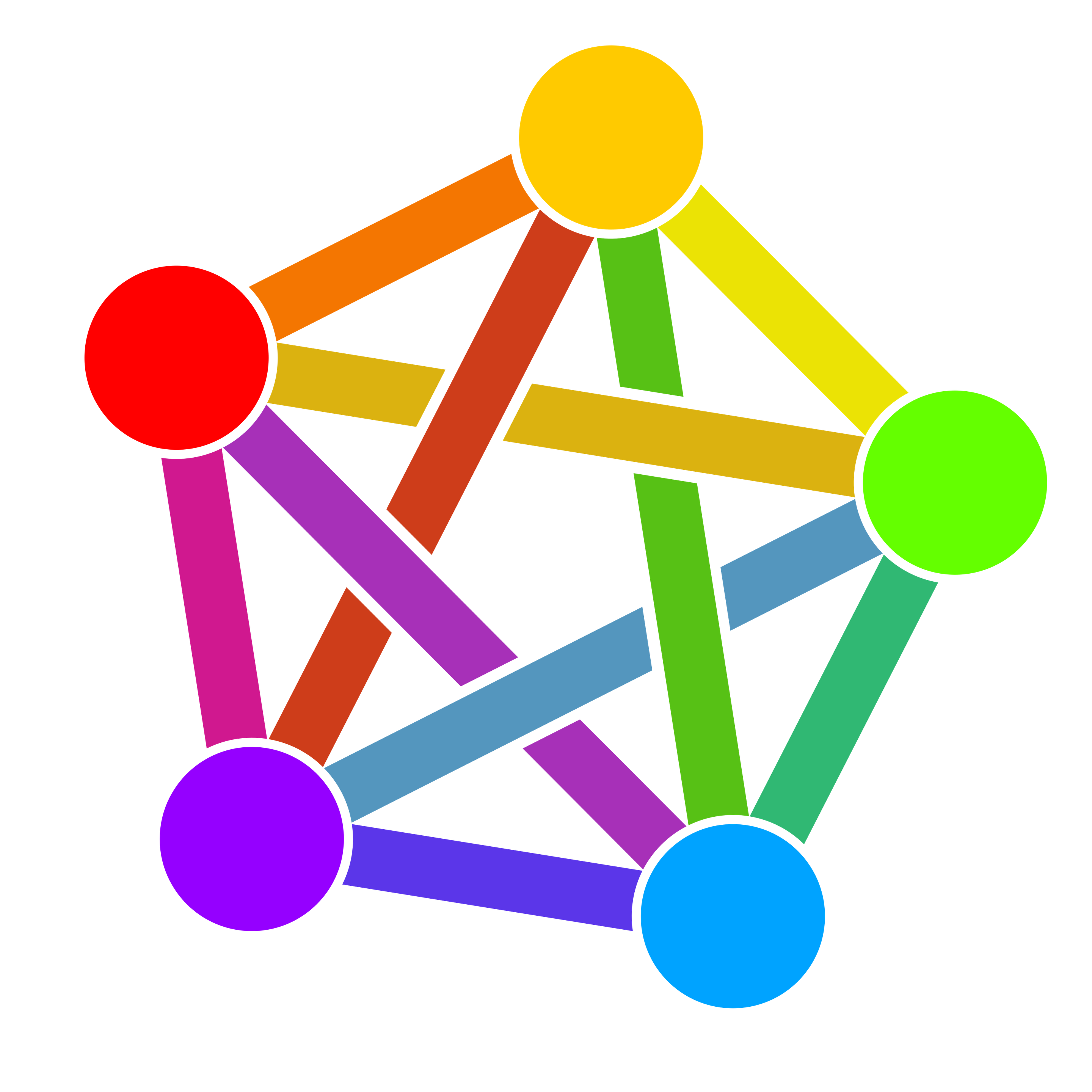The colorful Fediverse-Logo
