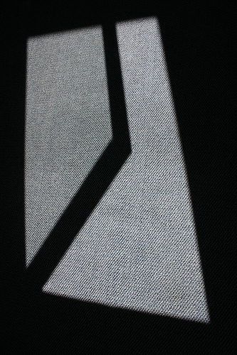 the sun shines into my room